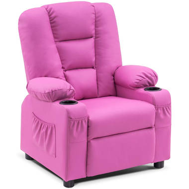 Hot best sale pink recliner